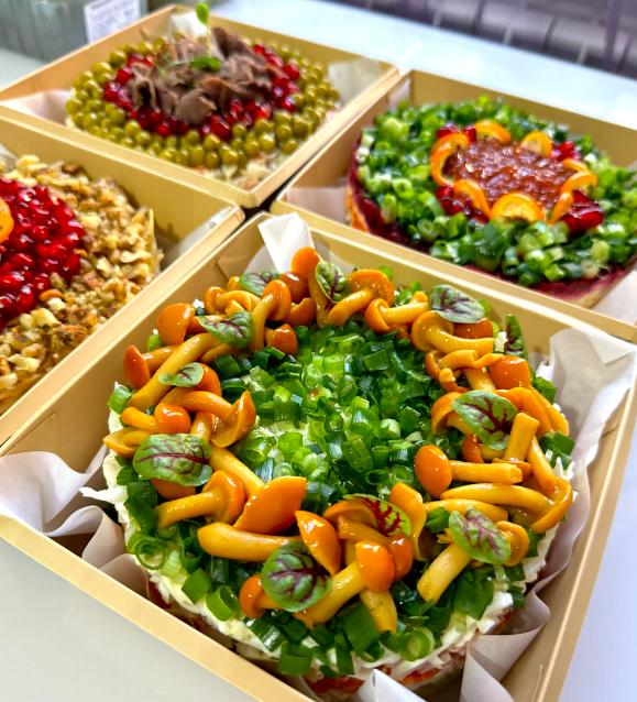 Бенто салаты по 1 кг. Бенто салаты по 1 кг.