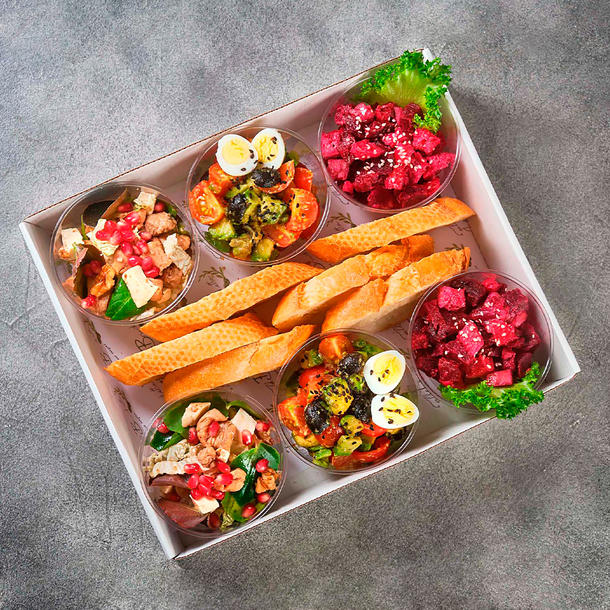 Stand-art Коллекция классических салатов 6 шт Stand-art Коллекция классических салатов 6 шт