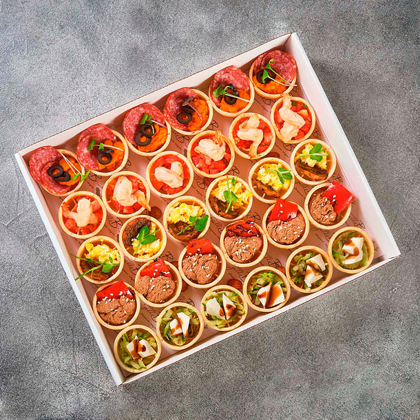 Tortino Коллекция тарталеток 30шт Tortino Коллекция тарталеток 30шт