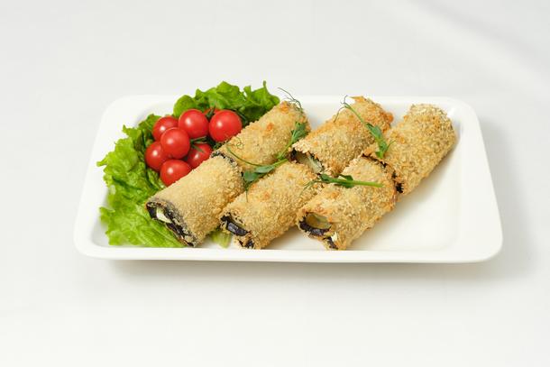 Рулетик из баклажанов