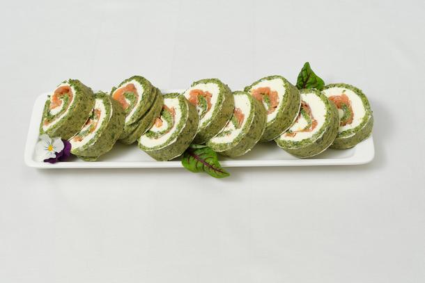 Рулет из шпината