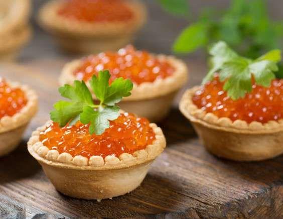 Тарталетки с икрой