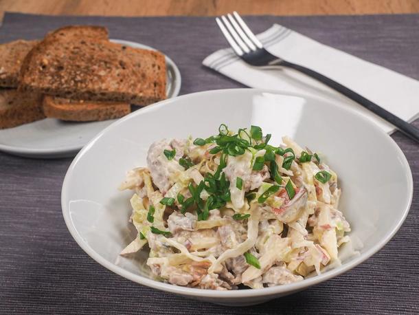 Салат с бужениной