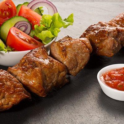 Шашлык из свиной шейки Шашлык из свиной шейки