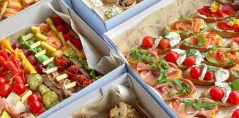 Мини-закуски и канапе на 12-15 персон