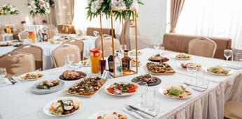 Банкет с обслуживанием на 40 персон