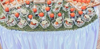 Фуршет с обслуживанием стандарт на 30 персон