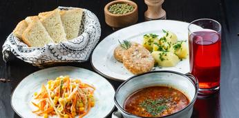 Доставка обедов на 20 персон